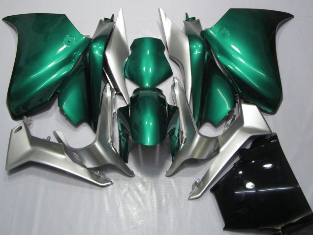 Mejores Carenados Moto Honda VFR 1200 2010-2014 - Plata Seafoam Verde