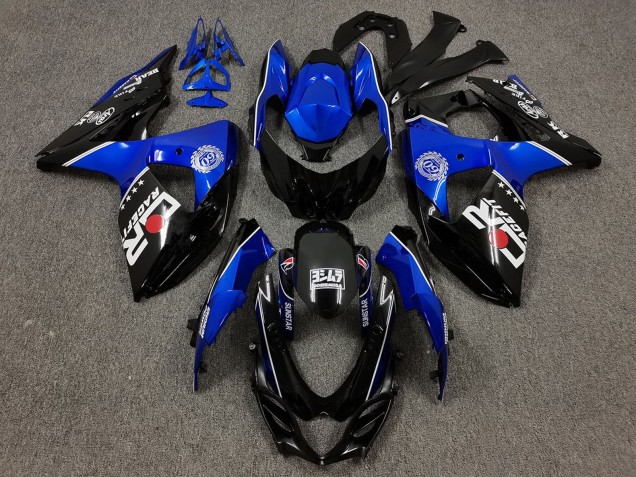 Mejores Carenados Moto Suzuki GSXR 1000 2009-2016 - Negro Azul