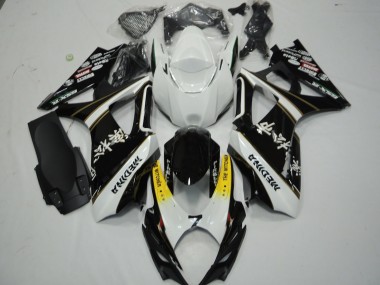 Mejores Carenados Moto Suzuki GSXR 1000 2007-2008 - Blanco Amarillo Negro The Witcher