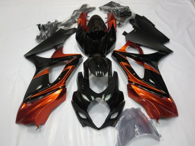 Mejores Carenados Moto Suzuki GSXR 1000 2007-2008 - Naranja Negro