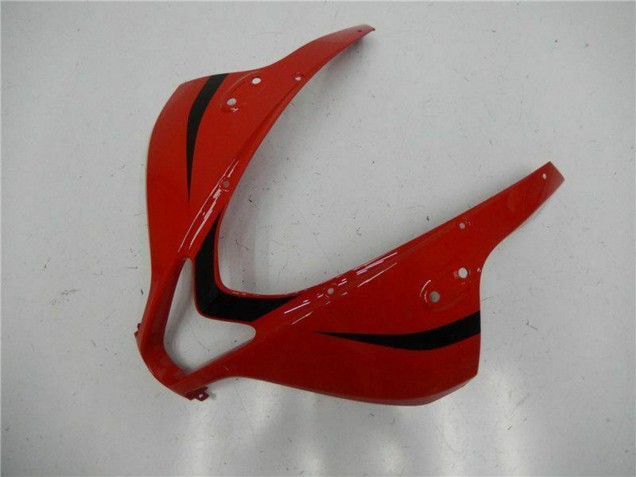 Mejores Carenados Moto Honda CBR600RR 2007-2008 - Rojo Negro Mate Calcomanías