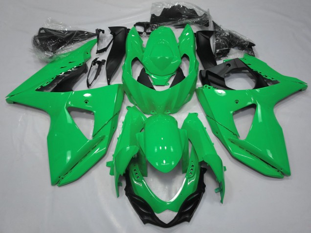 Mejores Carenado Moto Suzuki GSXR 1000 2009-2016 - Verde Negro
