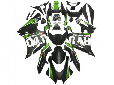 Mejores Carenados Moto Suzuki GSXR 1000 2017-2024 - Negro Mate Verde