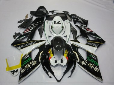Mejores Carenados Moto Suzuki GSXR 1000 2005-2006 - Blanco Negro Amarillo Rojo Verde RockStar