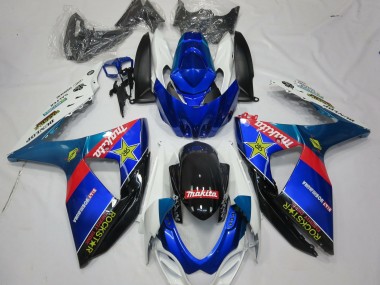 Mejores Carenados Moto Suzuki GSXR 1000 2009-2016 - Azul Rojo Negro Blanco RockStar