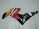 Mejores Carenado Moto Honda CBR600RR 2007-2008 - Naranja Blanco Rojo Negro Brillante Repsol