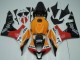 Mejores Carenado Moto Honda CBR600RR 2007-2008 - Naranja Blanco Rojo Negro Brillante Repsol