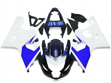 Mejores Carenados Moto Suzuki GSXR 600 / GSXR 750 2004-2005 - Blanco Azul