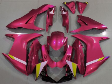 Mejores Carenados Moto Suzuki GSXR 600 / GSXR 750 2011-2024 - Rojo Blanco Amarillo