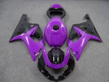Mejores Carenados Moto Suzuki GSXR 600 / GSXR 750 2001-2003 - Púrpura Negro Brillante