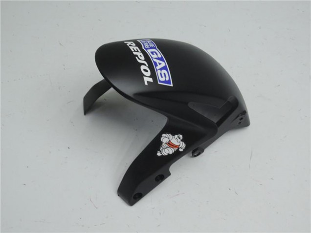 Mejores Carenados Moto Honda CBR600RR 2007-2008 - Negro Mate Plata Gris Repsol
