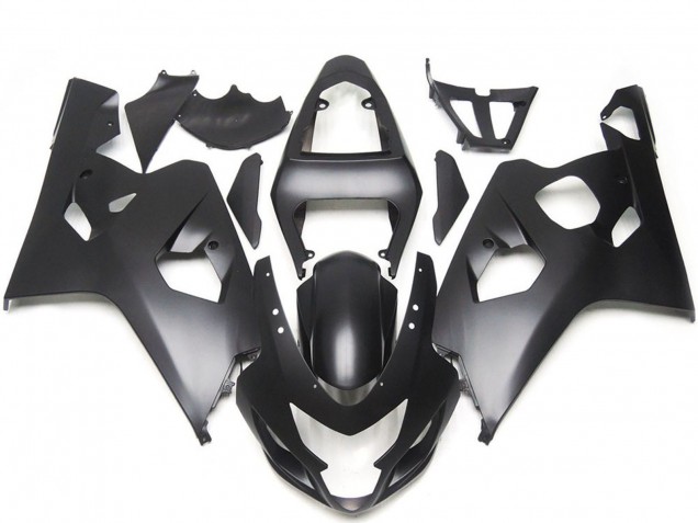Mejores Carenados Moto Suzuki GSXR 600 / GSXR 750 2004-2005 - Negro Mate Estilo