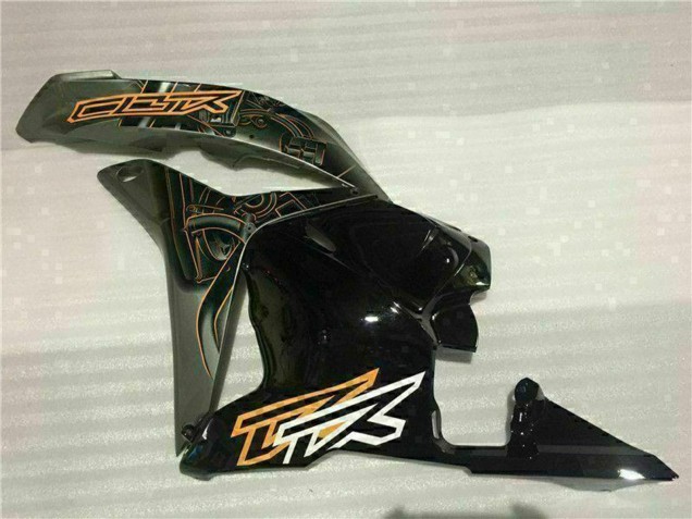 Mejores Carenados Moto Honda CBR600RR 2009-2012 - Blanco Naranja Negro Brillante