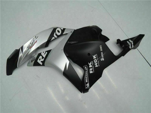 Mejores Carenados Moto Honda CBR600RR 2009-2012 - Plata Negro Mate Repsol