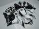 Mejores Carenado Moto Honda CBR600RR 2009-2012 - Blanco Negro Brillante Repsol