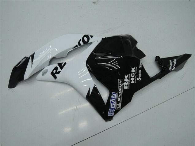 Mejores Carenado Moto Honda CBR600RR 2009-2012 - Blanco Negro Brillante Repsol