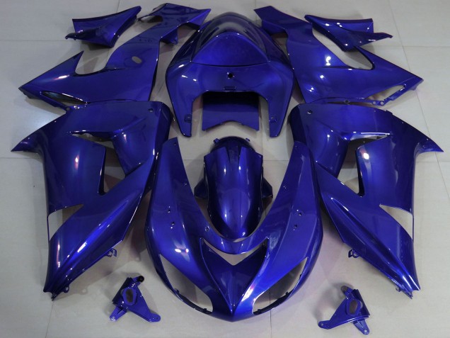 Mejores Carenados Moto Kawasaki ZX10R 2006-2007 - Azul Oscuro
