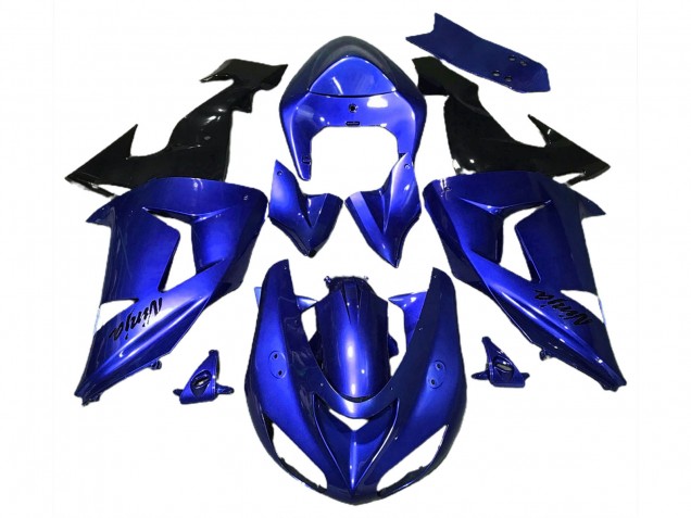 Mejores Carenados Moto Kawasaki ZX10R 2006-2007 - Azul Negro
