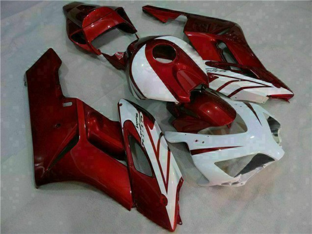 Mejores Carenados Moto Honda CBR1000RR 2004-2005 - Blanco Rojo Negro