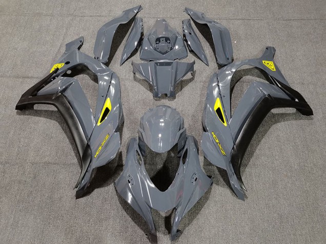 Mejores Carenados Moto Kawasaki ZX10R 2016-2020 - Nardo Gris Negro Amarillo