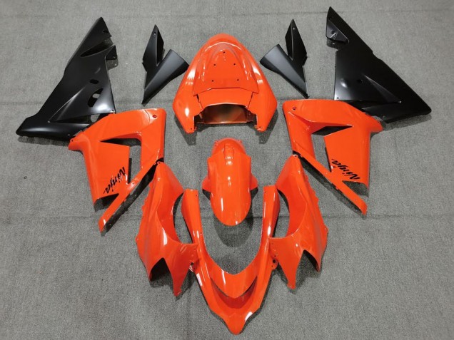 Mejores Carenados Moto Kawasaki ZX10R 2004-2005 - Naranja Negro