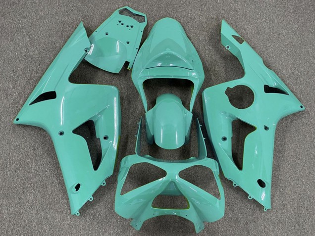Mejores Carenados Moto Kawasaki ZX6R 2003-2004 - Cian