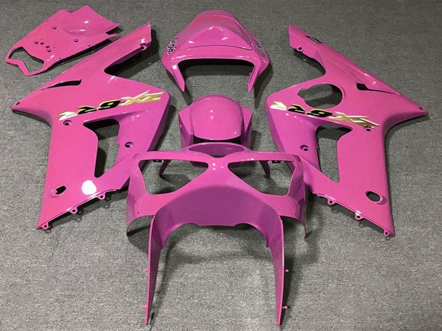 Mejores Carenados Moto Kawasaki ZX6R 2003-2004 - Rosa