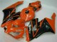Mejores Carenados Moto Honda CBR1000RR 2004-2005 - Naranja Negro Brillante