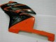 Mejores Carenados Moto Honda CBR1000RR 2004-2005 - Naranja Negro Brillante