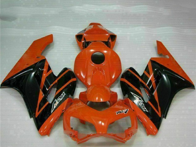 Mejores Carenados Moto Honda CBR1000RR 2004-2005 - Naranja Negro Brillante