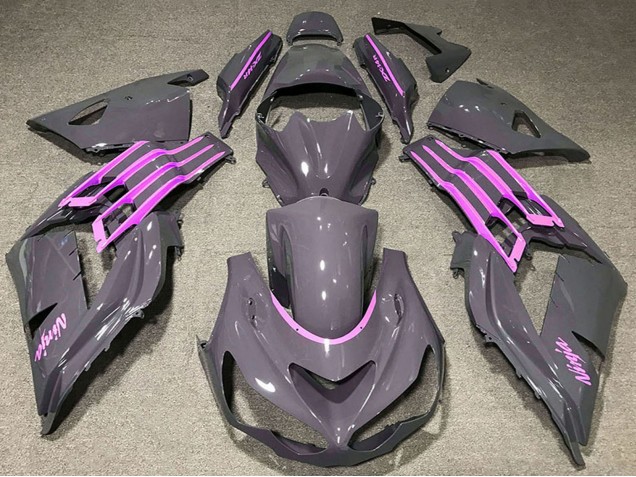 Mejores Carenados Moto Kawasaki ZX14R 2012-2024 - Nardo Gris Rosa