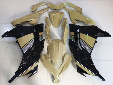 Mejores Carenados Moto Kawasaki Ninja 300 2013-2024 - Bronceado del Desierto Negro