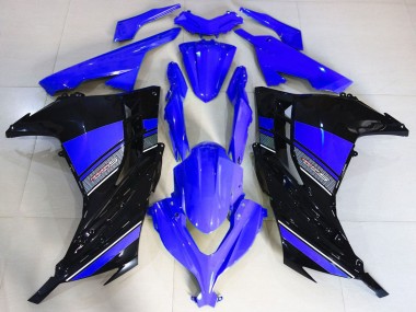 Mejores Carenados Moto Kawasaki Ninja 300 2013-2024 - Azul Negro