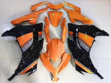 Mejores Carenados Moto Kawasaki Ninja 300 2013-2024 - Naranja Negro