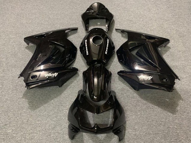 Mejores Carenados Moto Kawasaki Ninja 250 2008-2012 - Negro Brillante OEM Estilo