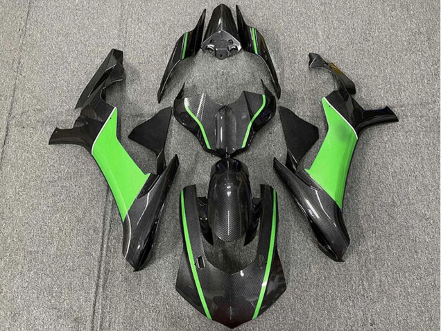 Mejores Carenados Moto Yamaha R1 2015-2019 - FibraCarbono Verde