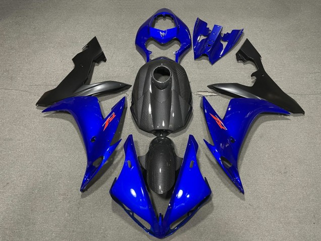 Mejores Carenados Moto Yamaha R1 2004-2006 - FibraCarbono Estilo Azul