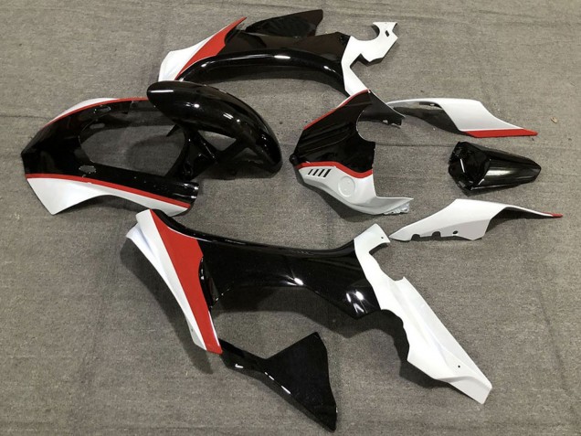 Mejores Carenados Moto Yamaha R1 2015-2019 - Negro Brillante Blanco Rojo