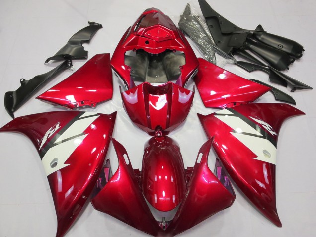 Mejores Carenados Moto Yamaha R1 2012-2014 - Rojo Blanco