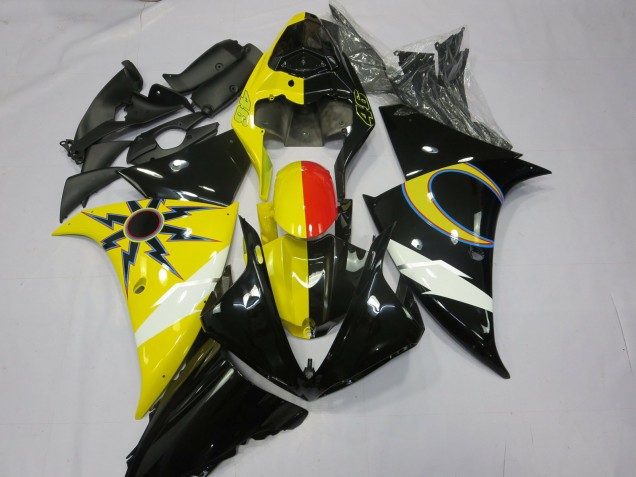Mejores Carenados Moto Yamaha R1 2012-2014 - Amarillo Negro Rojo