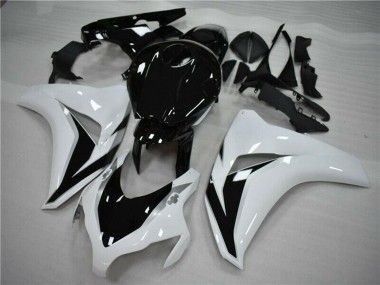 Mejores Carenado Moto Honda CBR1000RR 2008-2011 - Blanco Negro Brillante