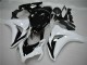 Mejores Carenado Moto Honda CBR1000RR 2008-2011 - Blanco Negro Brillante