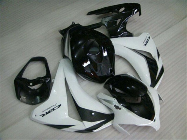 Mejores Carenado Moto Honda CBR1000RR 2008-2011 - Blanco Negro Brillante
