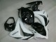 Mejores Carenado Moto Honda CBR1000RR 2008-2011 - Blanco Negro Brillante
