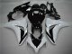Mejores Carenado Moto Honda CBR1000RR 2008-2011 - Blanco Negro Brillante