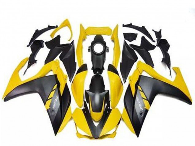 Mejores Carenados Moto Yamaha R3 2015-2018 - Amarillo Negro Mate