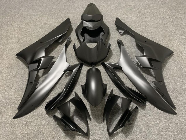 Mejores Carenados Moto Yamaha R6 2006-2007 - Negro Mate