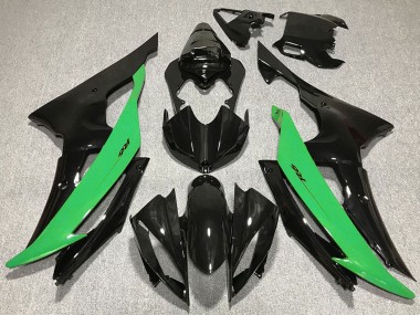 Mejores Carenado Moto Yamaha R6 2008-2016 - Verde Negro Brillante
