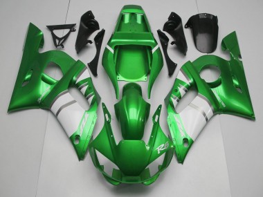 Mejores Carenados Moto Yamaha R6 1998-2002 - Verde Blanco