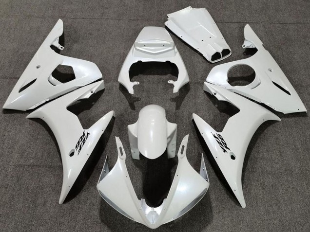 Mejores Carenados Moto Yamaha R6 2005 - Blanco Perla
